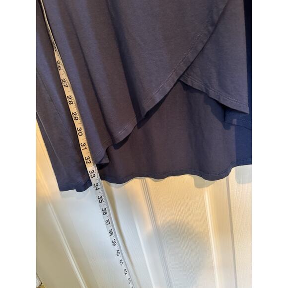 J Jill Wearever Collection Blue Tunic Size Large Minimalist Classic Casual - Picture 5 of 7